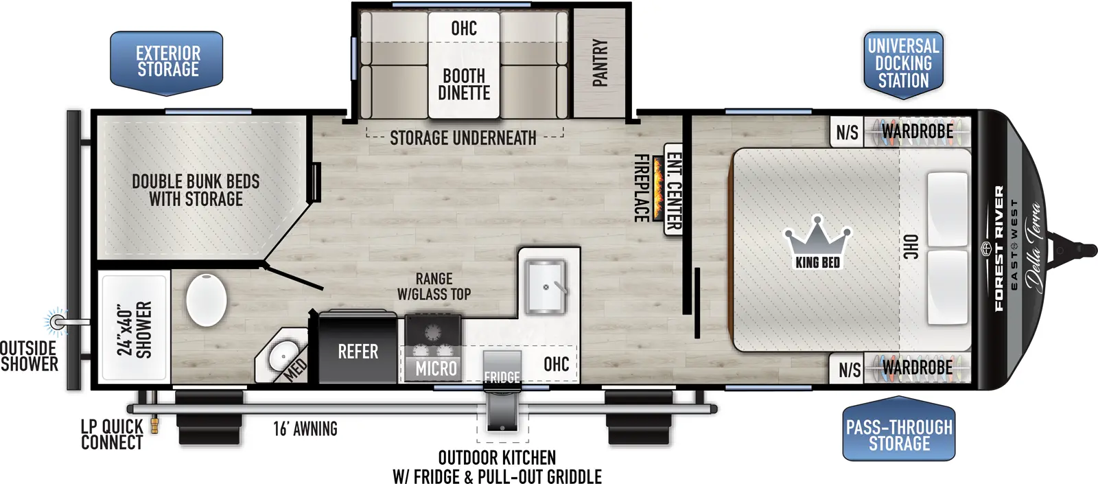 Della Terra 241BH Floorplan